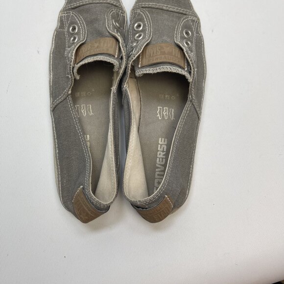 Converse Women’s CT All Star Shoreline Grey Slip-On Sneakers Size 6.5 US - Picture 12 of 13